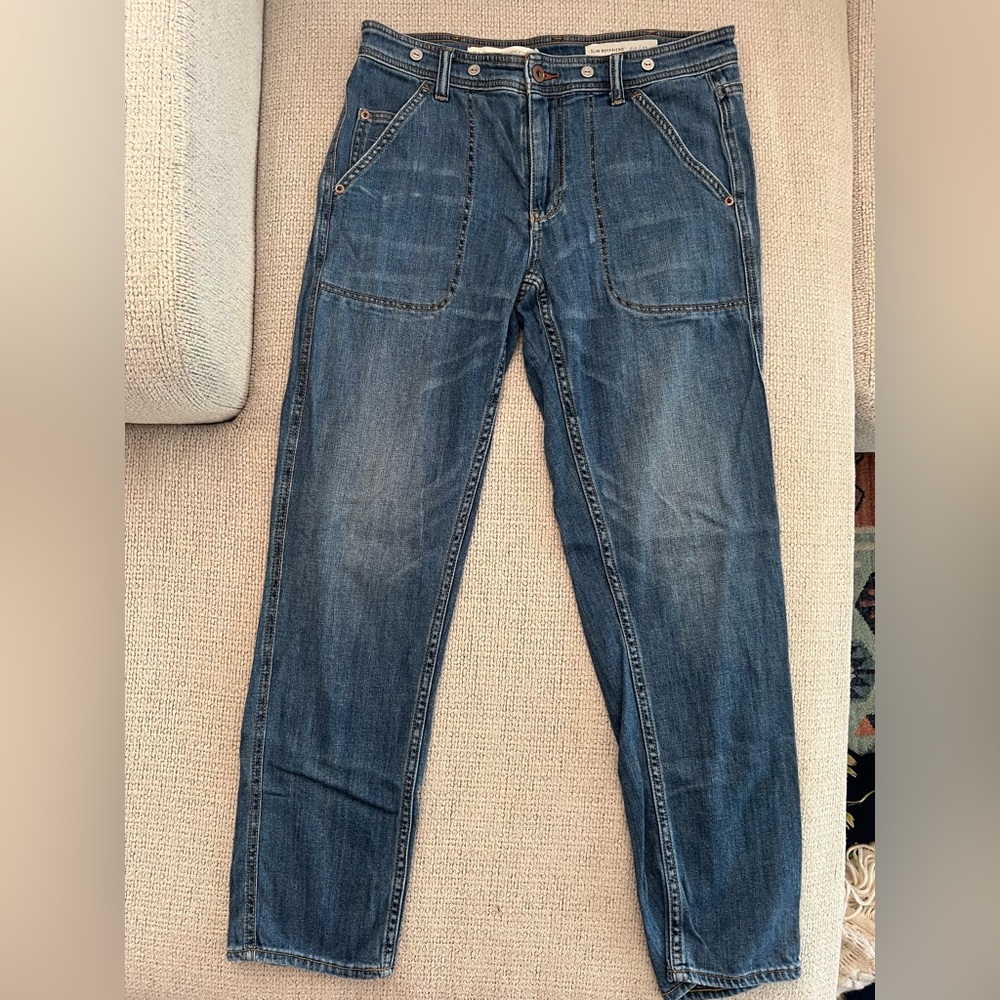 Anthropologie Pilcro slim boyfriend jeans, size 28. Excellent condition.